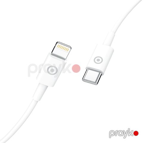 Naqil Euroacs EU-Z192 USB Type-C to Lightning 1 m ACHRKA841054 White — Bakı