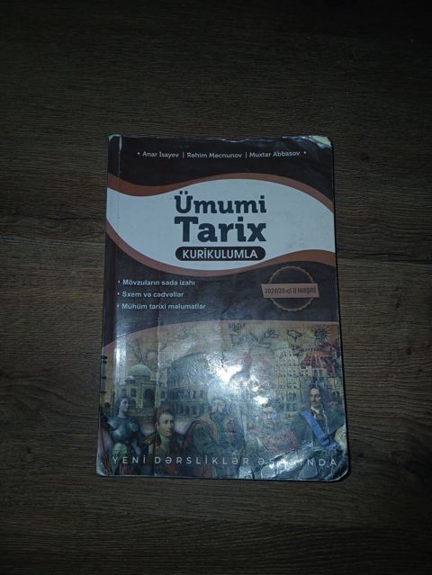 Məhsul: “Ümumi Tarix – Kurikulumla” dərs vəsaiti(Anar İsayev) İçində — Bakı