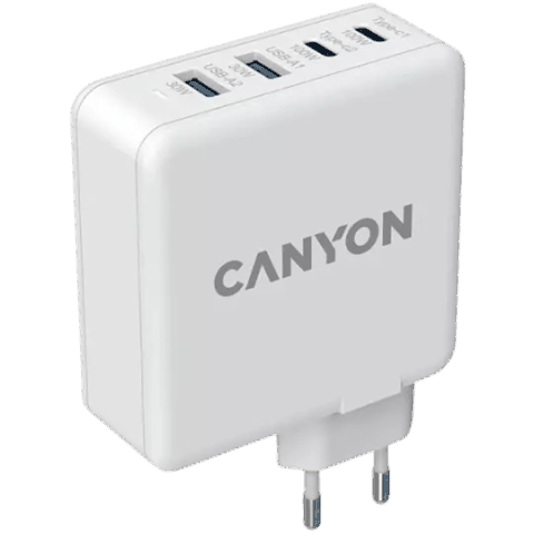 Canyon GaN Fast Charge H-100 100W White — Bakı