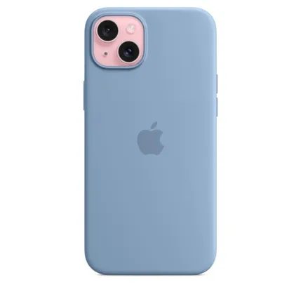Çexol Apple iPhone 15 Plus Silicone Case with MagSafe - Wınter Blue (MT193ZM/A) — Smart home