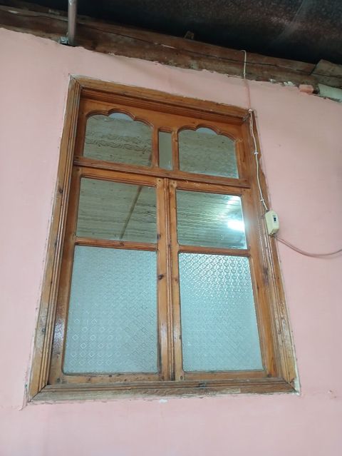 İşlənmiş Taxta pəncərə, Еni: 110 sm, Uzunluğu: 160 sm — Bakı