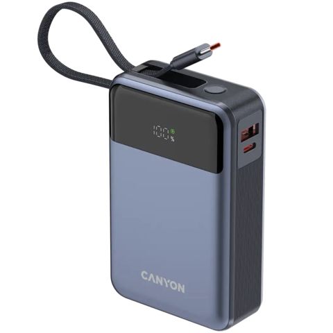 Power Bank Canyon OnPower 600 20000 mAh CNS-CPB600DG Dark Grey — Bakı