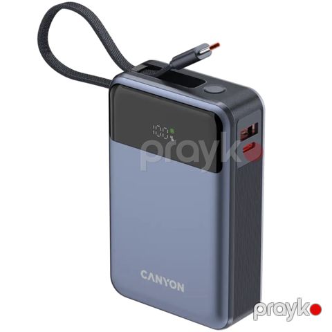 Power Bank Canyon OnPower 600 20000 mAh CNS-CPB600DG Dark Grey — Bakı