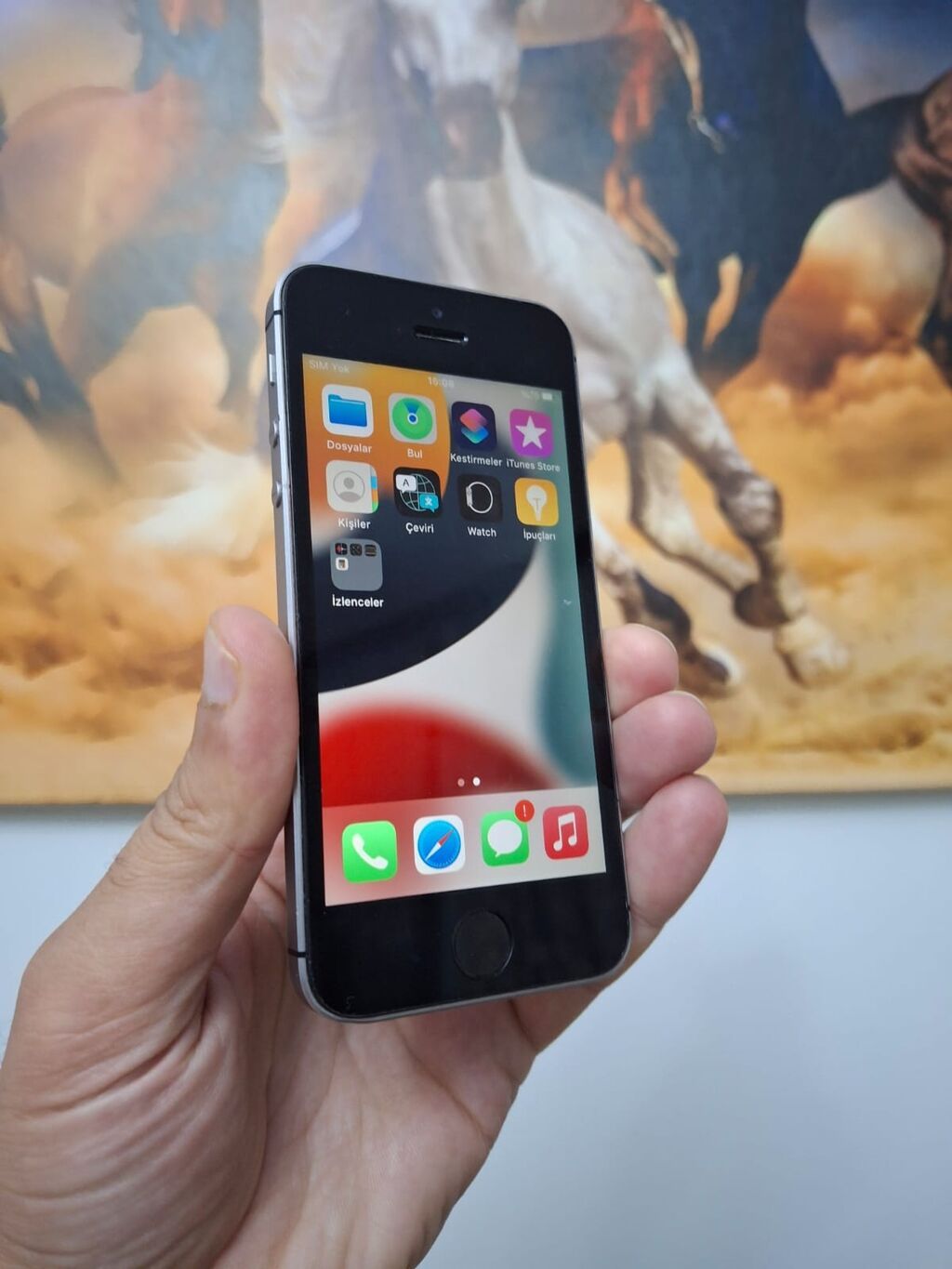IPhone SE, 32 GB, Qara, Barmaq izi — Apple iPhone, Masazır (4)