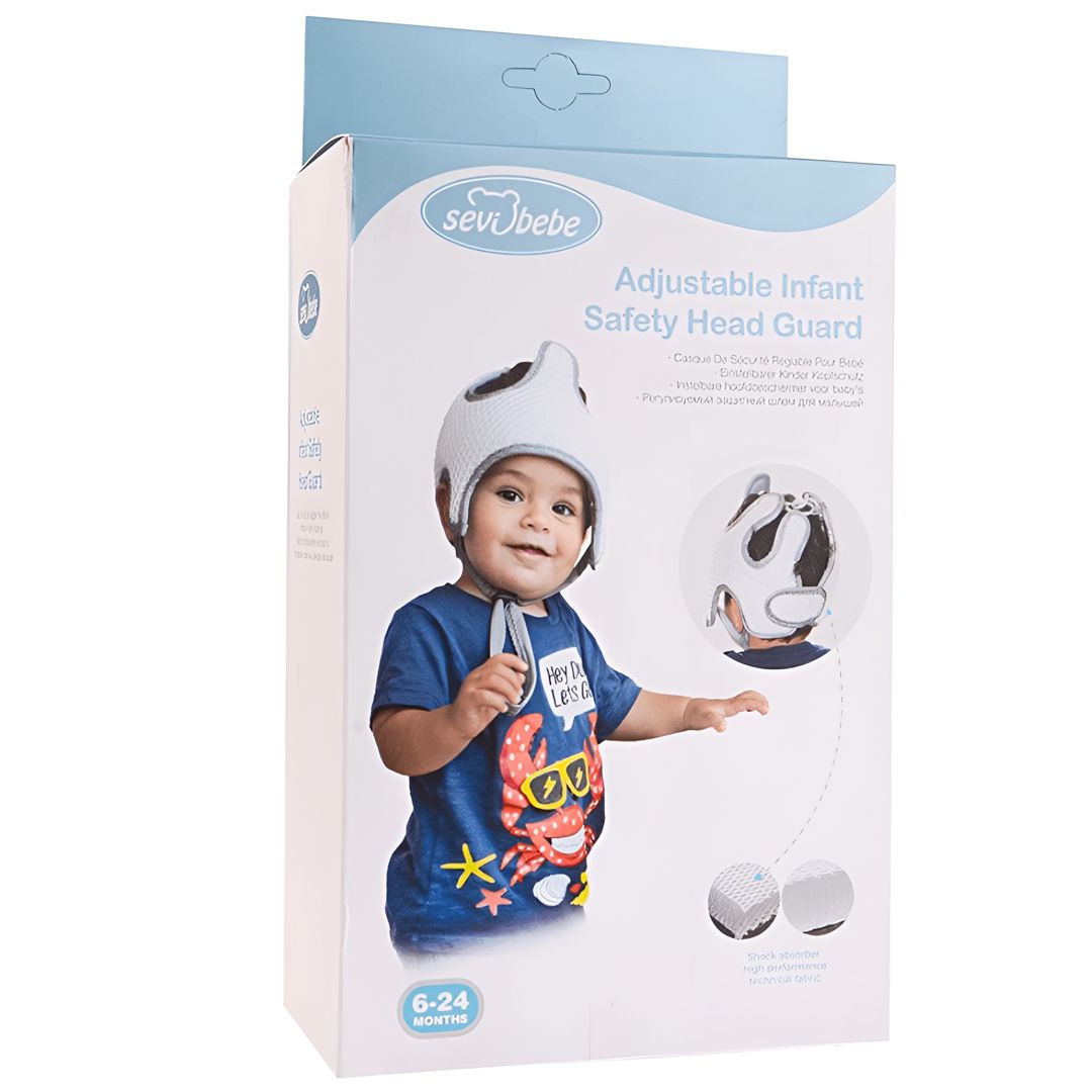 Uşaq üçün qoruyucu dəbilqə Sevi Bebe White — Uşaq təhlükəsizliyi, Bakı (2)