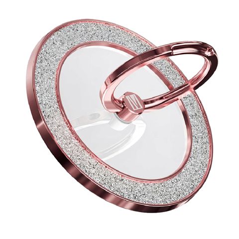Levelo Ring Holder Nova Glitter Magsafe Rose Gold Lvlngphrg — Bakı