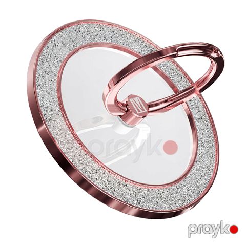 Levelo Ring Holder Nova Glitter Magsafe Rose Gold Lvlngphrg — Bakı