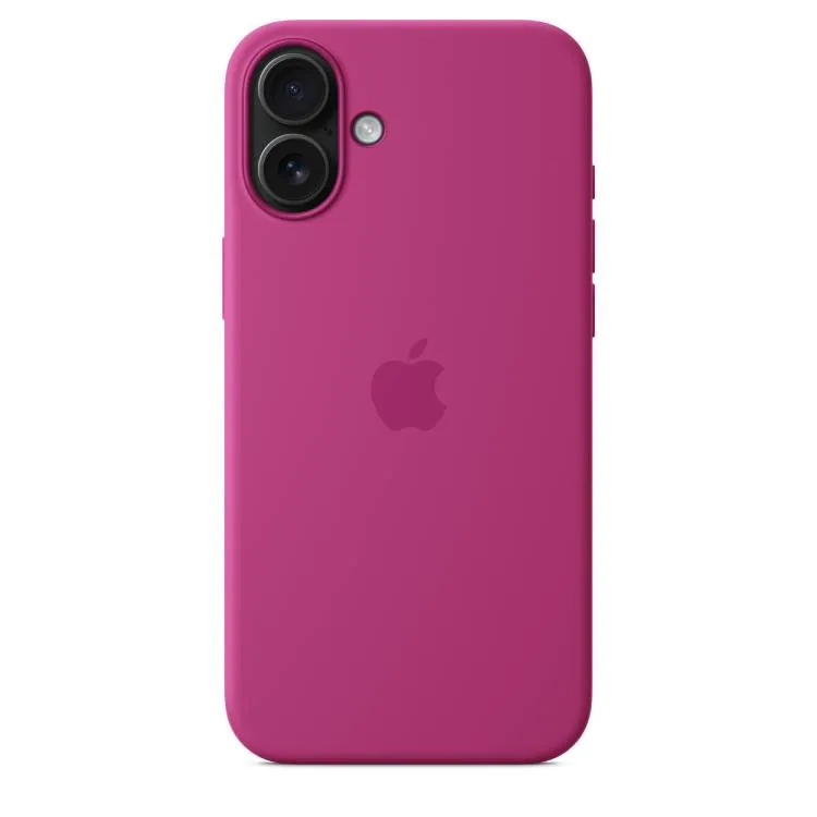 Çexol Apple iPhone 16 Plus Silicone Case with MagSafe - Fuchsia (MYYE3ZM/A) — Bakı