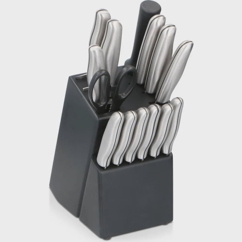 Bıçaq dəsti Alpina with block 15pc (8711252586670) — Bıçaqlar və doğrama taxtaları, Bakı