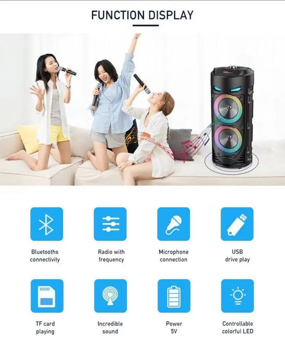 Bluetooth karaoke dinamik — Elektronika, Bakı (2)