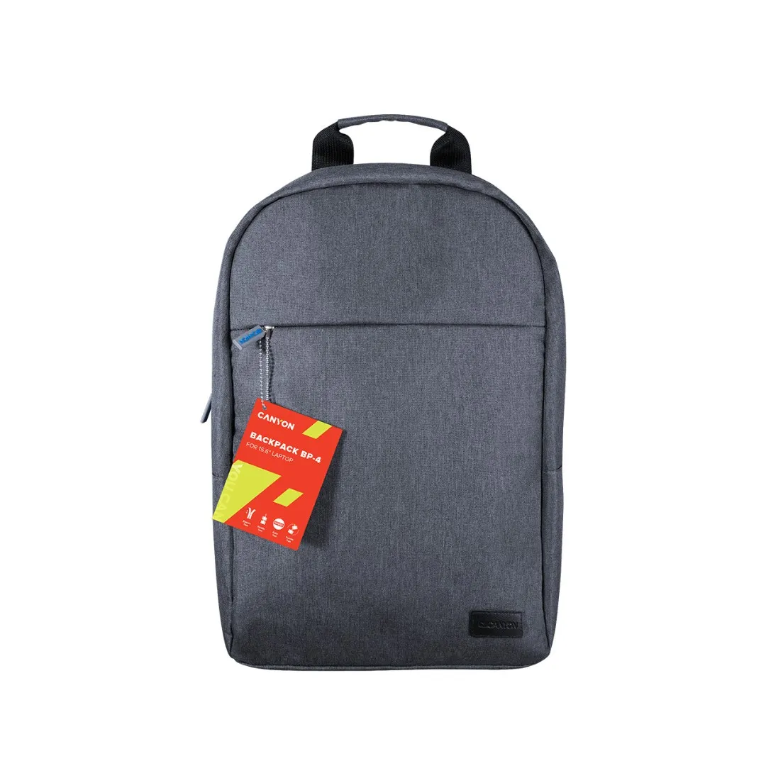 Notbuk üçün çanta Canyon BP-4 Backpack for 15,6 Grey (CNE-CBP5DB4) — Bakı