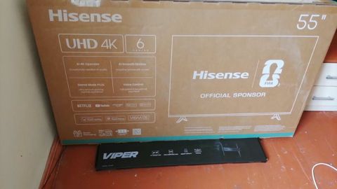 Hisense 55" UHD 4K Smart TV + Viper divar asqısı Məhsul — Digah