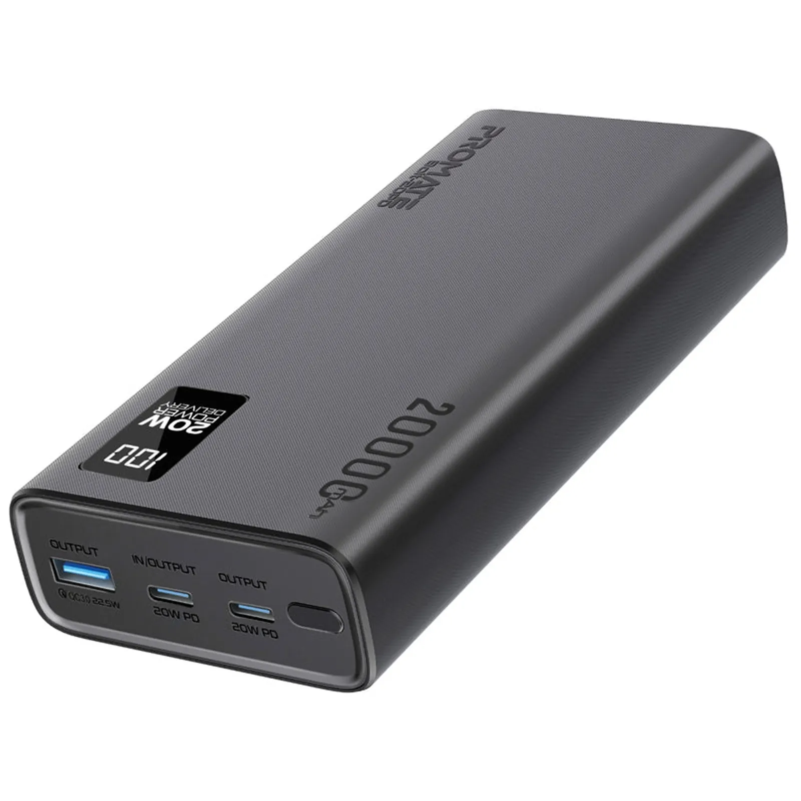 Power Bank Promate 20000 mAh (BOLT-20PD.BLACK) — Smart home