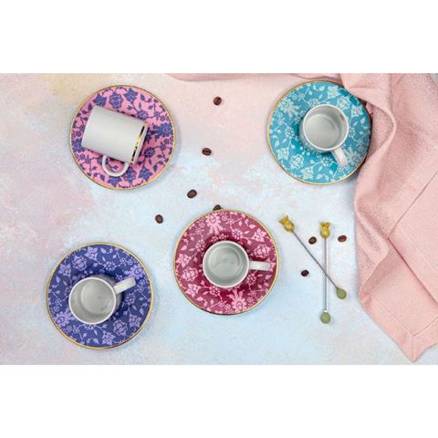 Qəhvə üçün fincan dəsti Porland Glamorous 8 parça 04AP021743 — Bakı