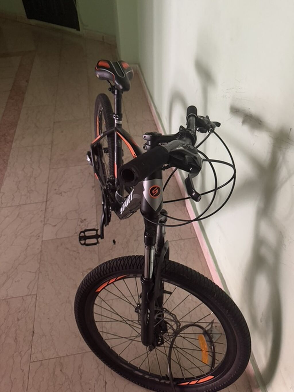 Start Speed dağ velosipedi - Rəng: mat qara, narıncı-qırmızı — Dağ velosipedləri, Bakı (4)