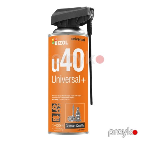 Yağlayıcı sprey Bizol U40 Universal+ 0.4 lt — Bakı