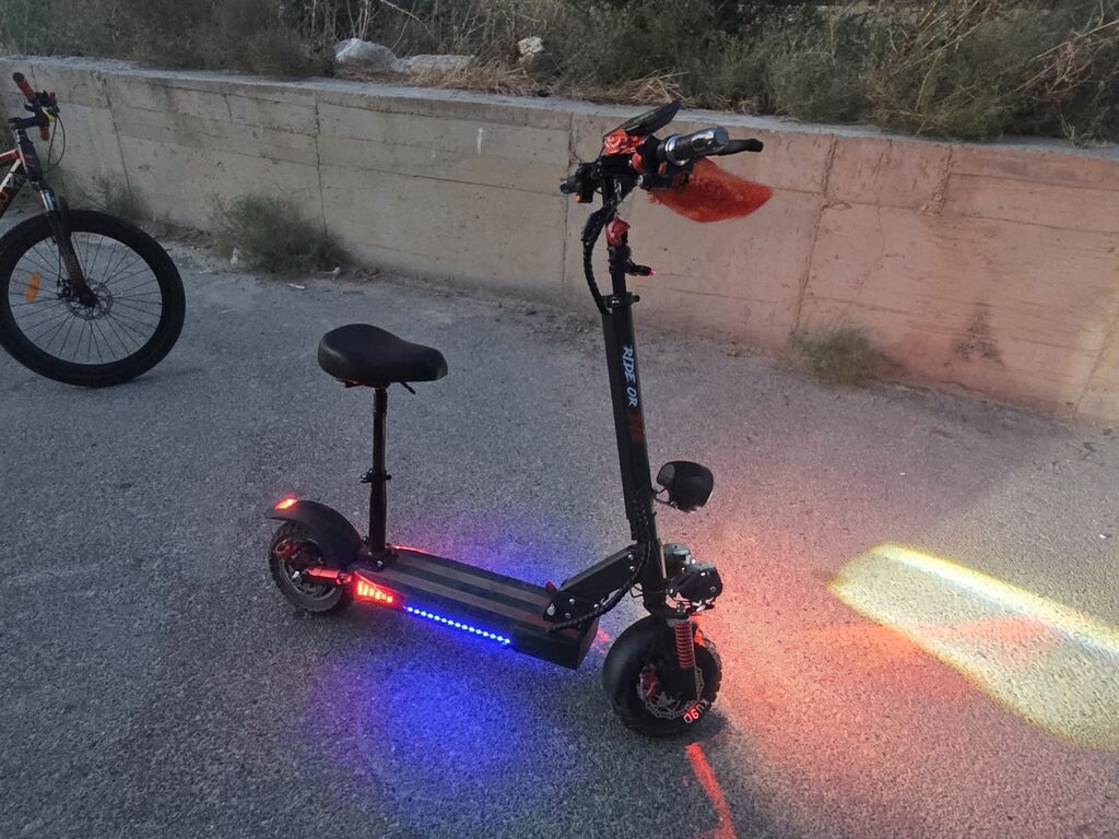 Elektrik skuter – rahat oturacaqlı, güclü işıqlandırmalı, geniş — Mallar, Bakı (3)