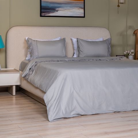 Tekstil yataq dəsti Cehizçi Laura Grand (WH-63) Grey — Bakı