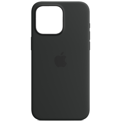 Qoruyucu örtük Apple iPhone 15 Pro Max Silicone Case W/MagSafe Black MT1M3ZM/A — Bakı