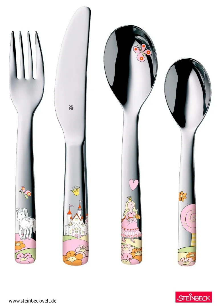 Çəngəl bıçaq dəsti WMF Princess Uşaq seti, 4 parça (3201111618) — Bakı