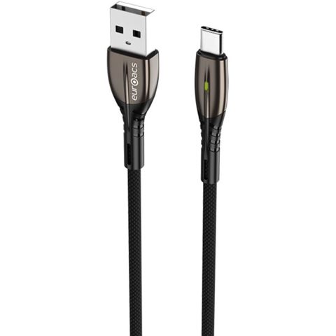 Naqil Euroacs EU-Z008 USB Type-A to USB Type-C 1 m ACHRKA015436 Black — Bakı