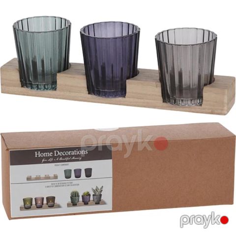 Şamdan dəsti Koopman HC7103060 3 parça — Bakı