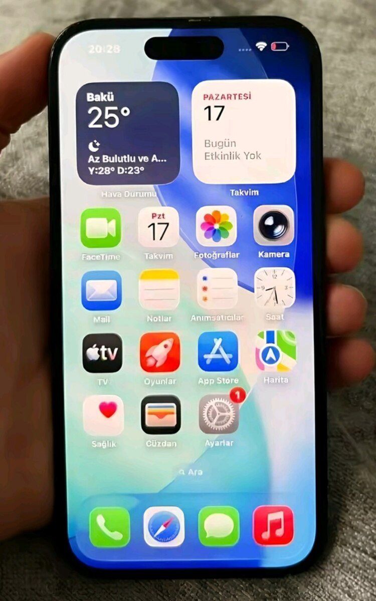 Apple iPhone 15 Black 128GB/6GB — Smartfonlar, Bakı