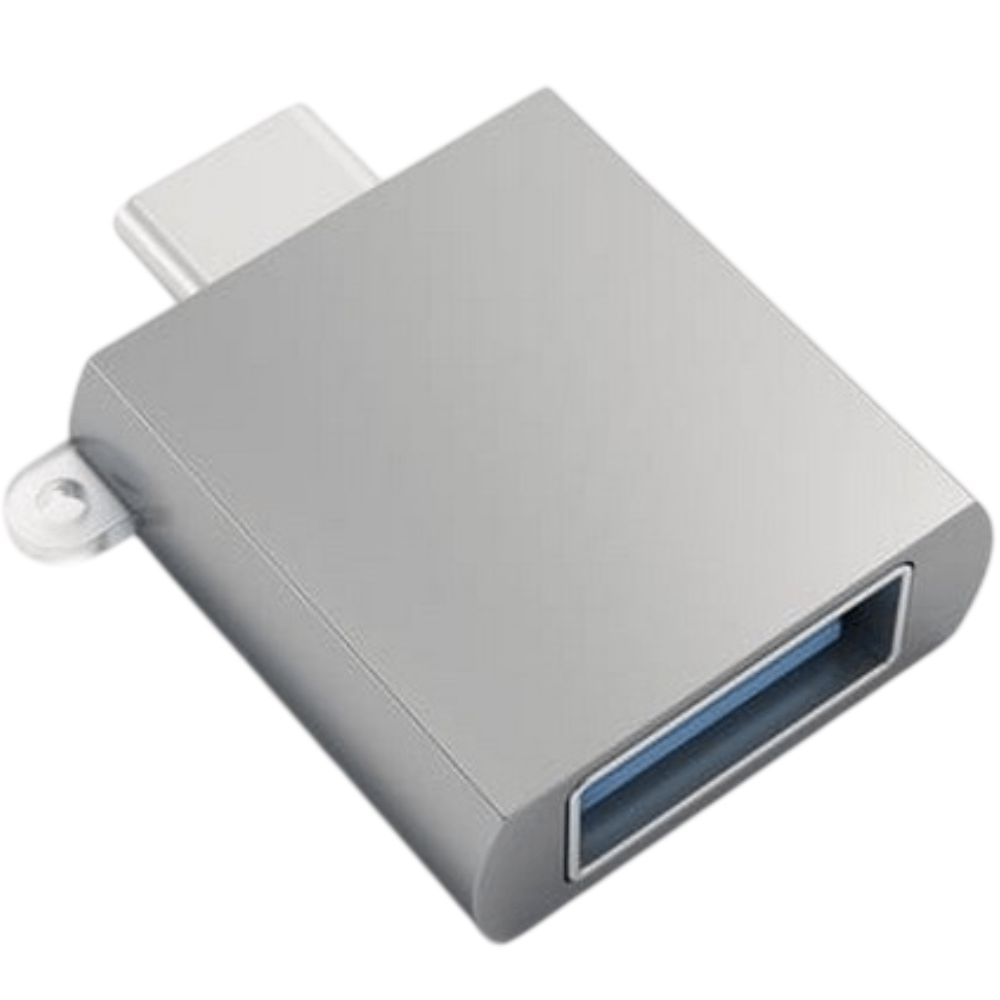 Ötürücü Satechi USB Type-C to USB Type-A 3.0 St-tcuam Space Gray — Kompüterlər və noutbuklar, Bakı (3)