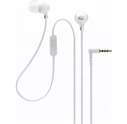 Qulaqlıq Sony MDR-EX15AP in-Ear Earbud Headphones with Mic Whıte — Bakı
