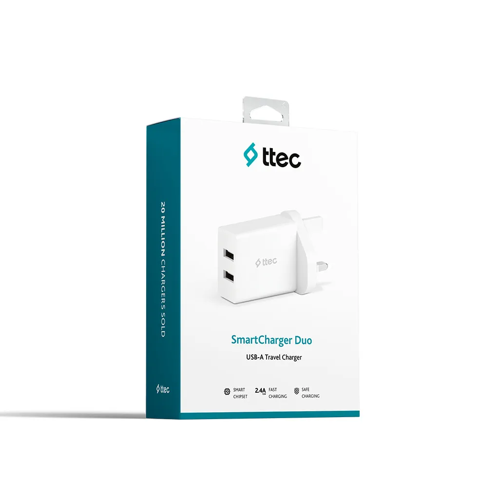 Adapter Ttec SmartCharger Duo 3.1A (2SCS21B) — Ağıllı ev
