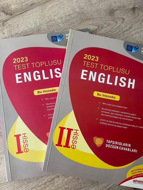 İngilis dili Testlər 11-ci sinif, DİM, 1-ci hissə, 2023 il — Bakı