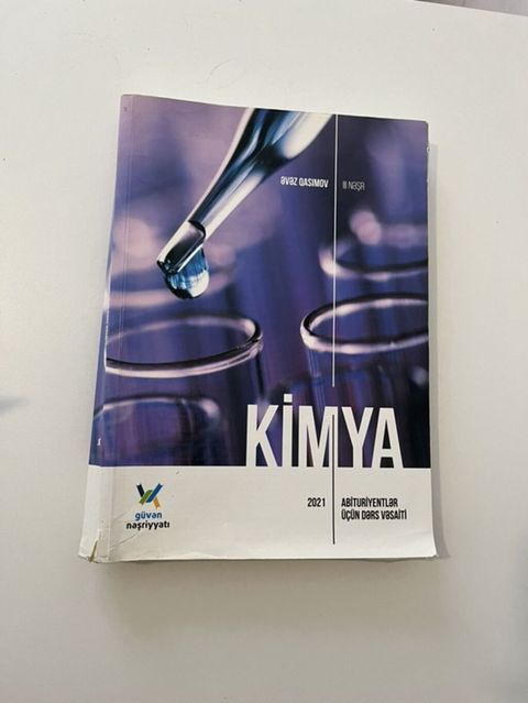 Məhsul: “Kimya – Abituriyentlər üçün dərs vəsaiti” - Müəllif: Əvəz — Mehdiabad