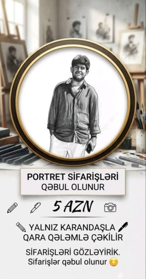 Rəsm əsərləri, portretlər — Bakı