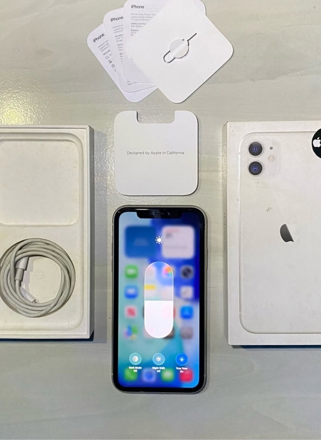 IPhone 11, 128 GB, Ağ, Zəmanət, Kredit, Simsiz şarj — Apple iPhone, Bakı (4)
