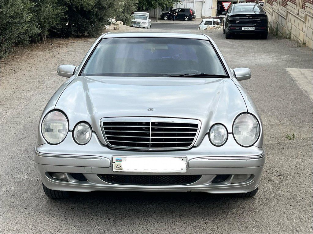 Mercedes E 220, 2.2 L, 2000 il, 440 000 km — Avtomobillər, Bakı (6)