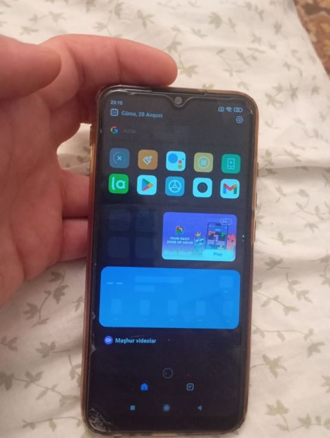 Redmi Note 8, 64 GB, rəng - Mavi, Barmaq izi — Masazır