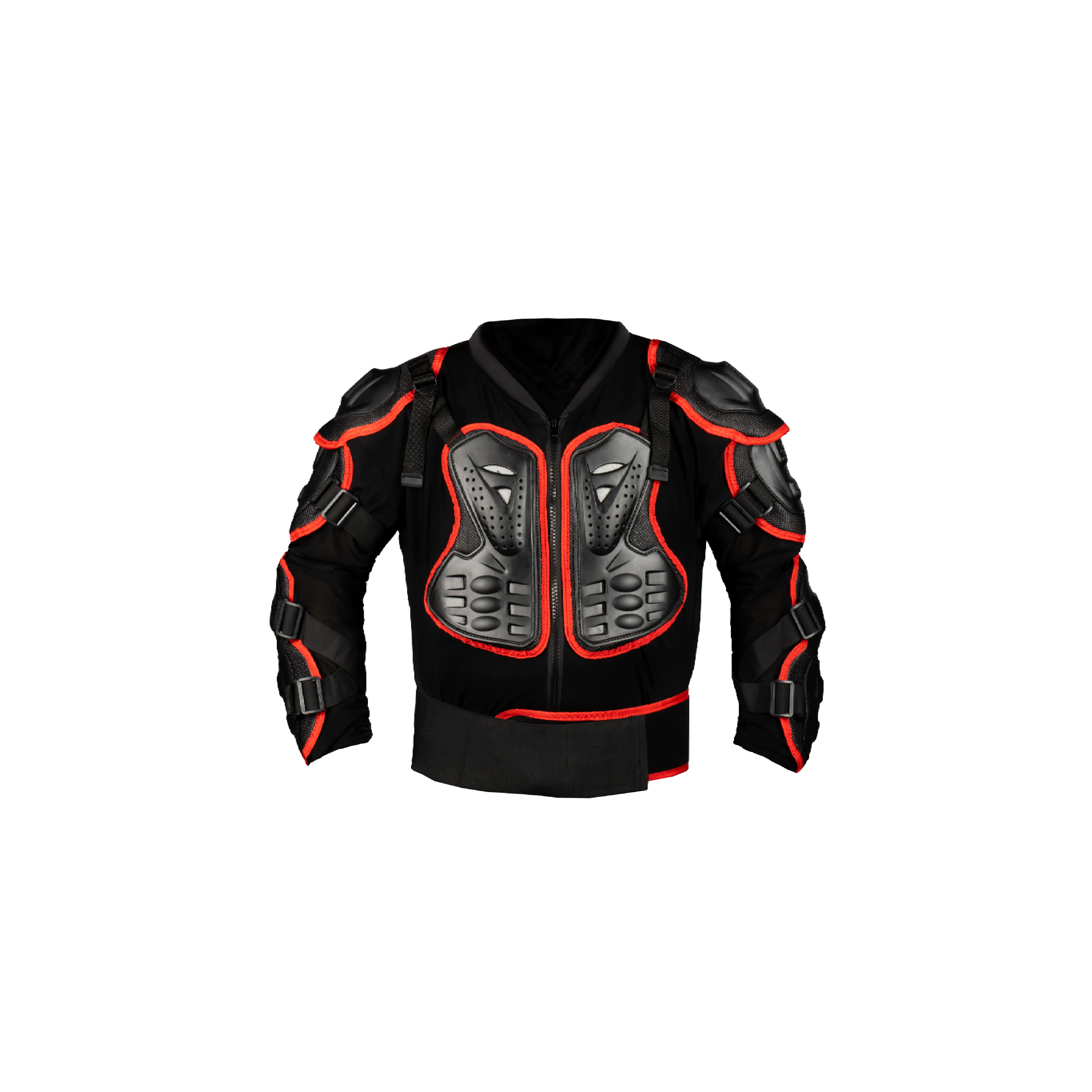 Gödəkçə Motoverse Skelton Safety, black/red (L) — Мотоэкипировка