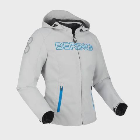 Gödəkçə berıng blouson lady warwıck grıs claır/bleu (T2) — მოტოეკიპირება