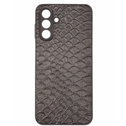 Samsung Galaxy A17 case Leather Crocodille Black — Bakı