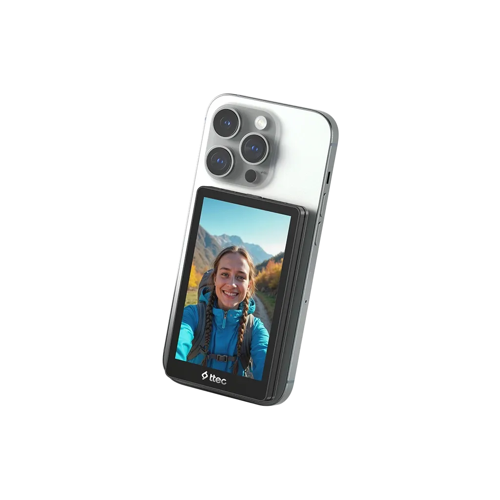 Smartfon üçün simsiz selfi ekranı ttec Reflecta MagSafe Compatible Vlog (2VS01S) — Bakı