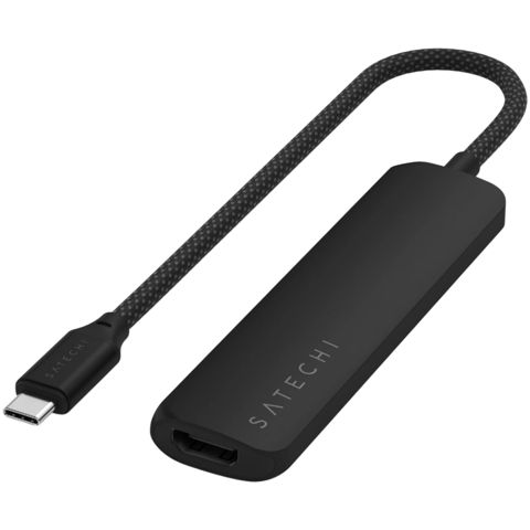 USB Hub Satechi 4in1 USB Type-C 4K ST-P4SK Black — Bakı