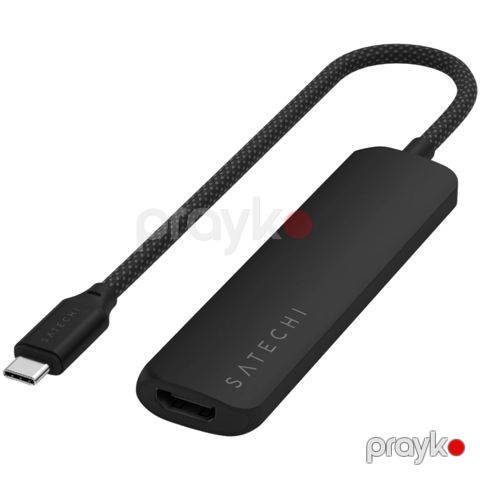 USB Hub Satechi 4in1 USB Type-C 4K ST-P4SK Black — Bakı