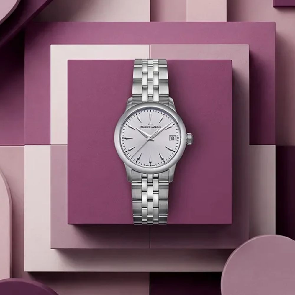 Saat Maurice Lacroix Kvars 751006-SS002-130-1 Silver — Saatlar, Bakı (2)
