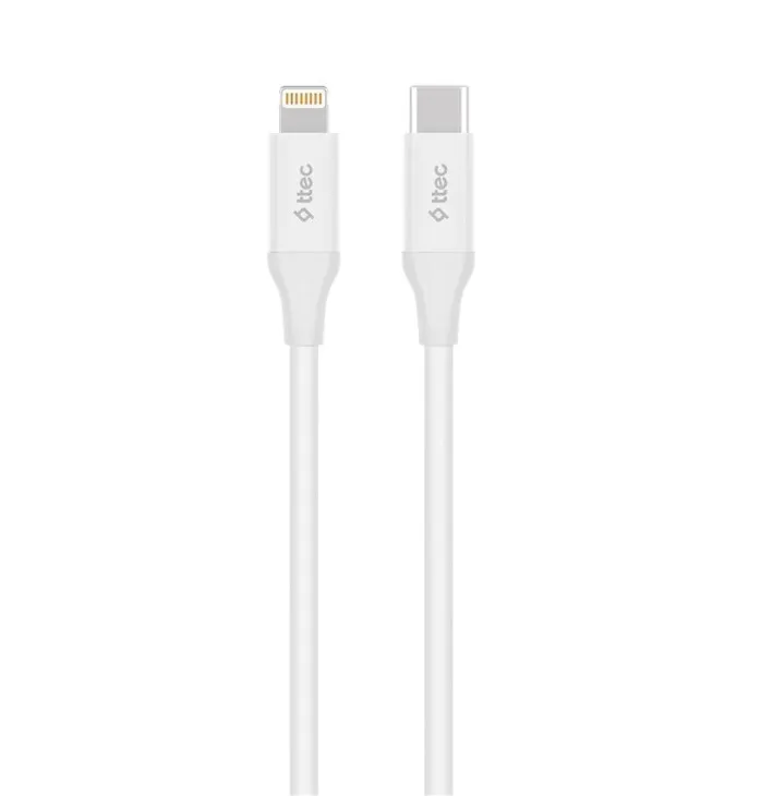Kabel Ttec Type-c Lightning Fast Charging Cable 1,5M Whıte (2DK40B) — Ağıllı ev