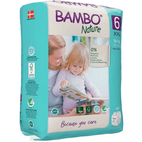 Uşaq bezləri Bambo Nature 6 20 ədəd 100001925611 — Bakı