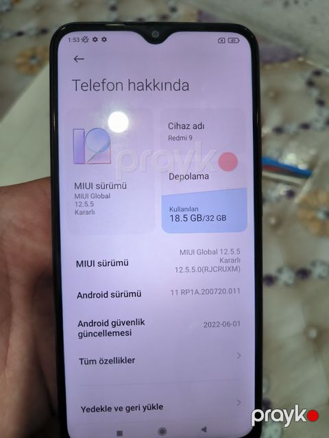 Xiaomi Mi 9, 32 GB, rəng - Qara, Sensor