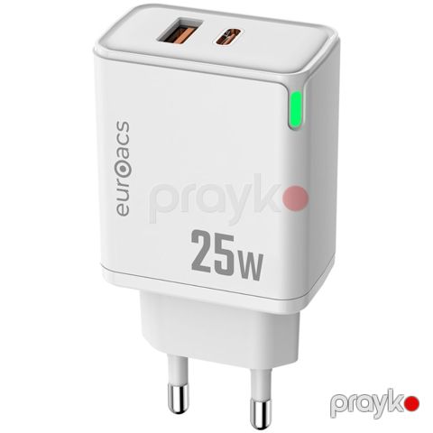 Adapter Euroacs EU-MQ338 PD 25W ACHRBA842604 White — Bakı