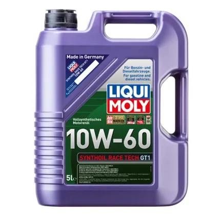 Avtomobil mühərrik yağı Liqui Moly Synthoil Race Tech GT1 10W-60 5L (1391/1944) — Avtomobil