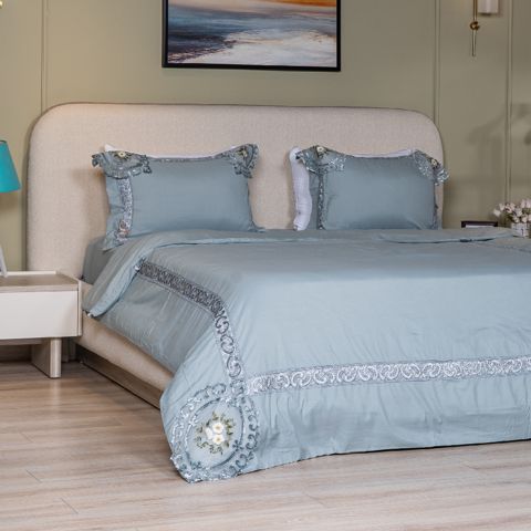 Tekstil yataq dəsti Cehizçi Laura Grand (WH-54) Green — Bakı