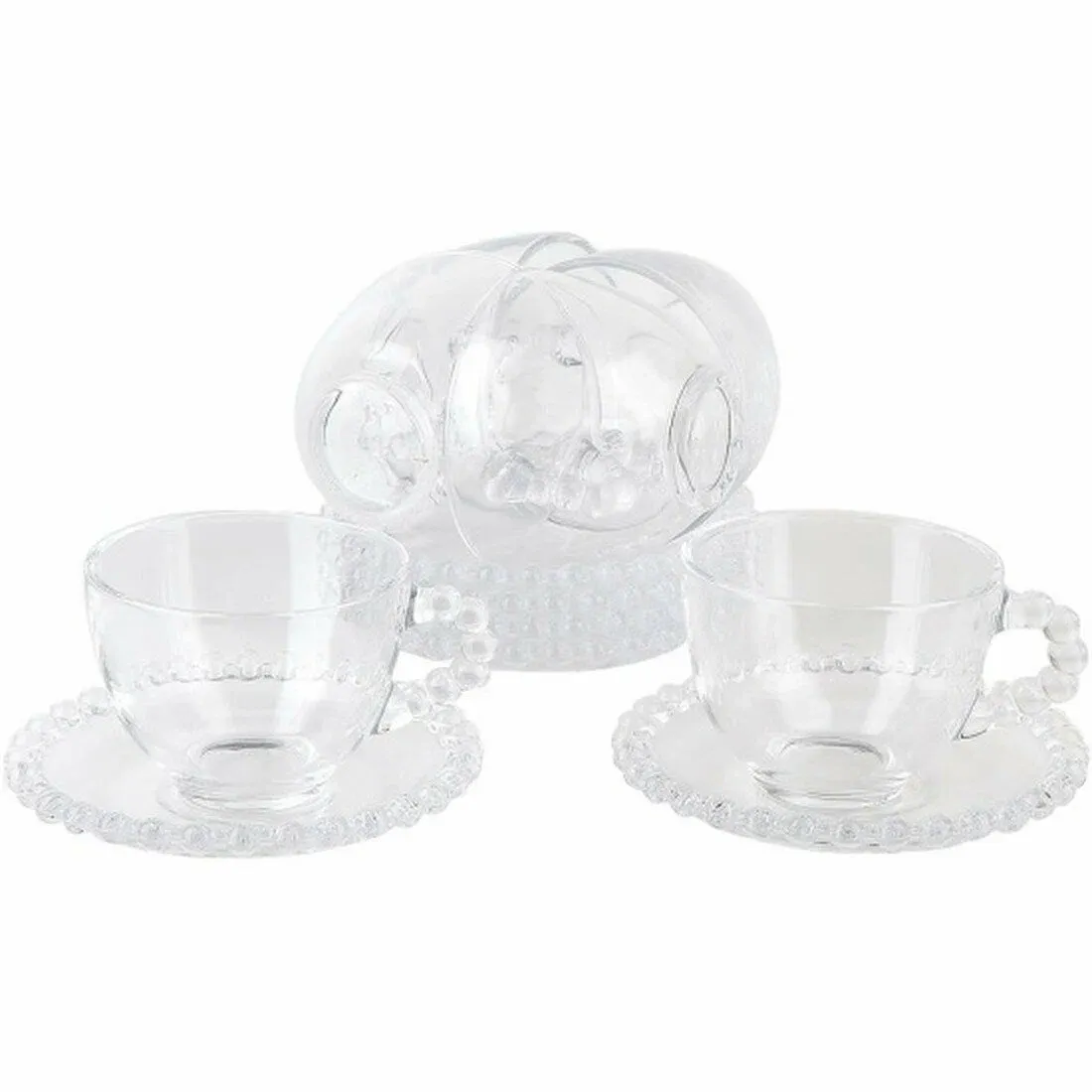 Çay dəsti Nouvelle Home Gocciolina, 6 nəfərlik 12 parça, şüşə (9950113) — Dining tableware